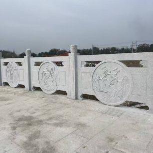 抚州芝麻白河道栏杆 石材栏杆