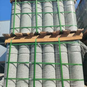 抚州挡车柱芝麻白 挡车石