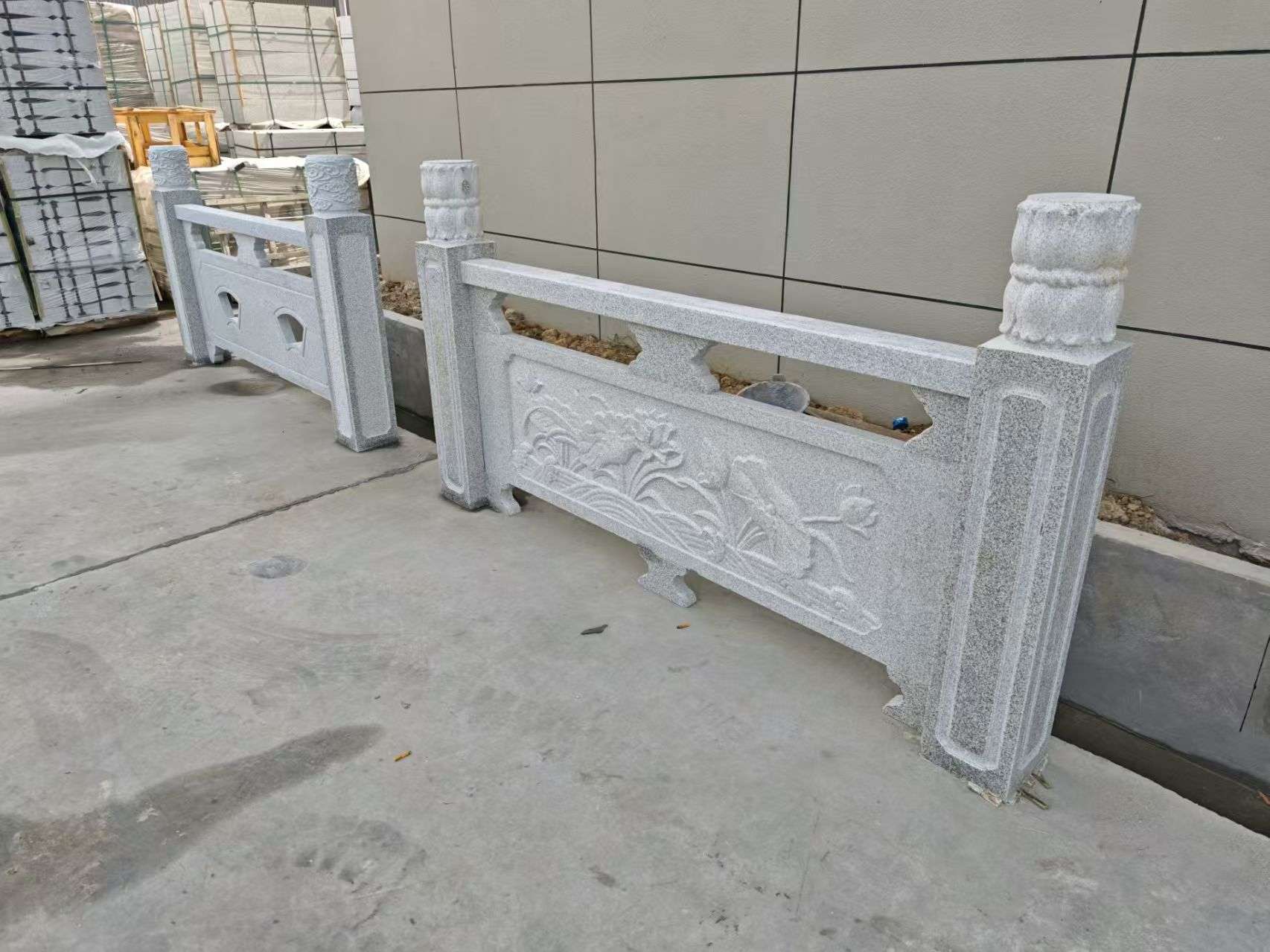抚州芝麻白河道栏杆 石材栏杆