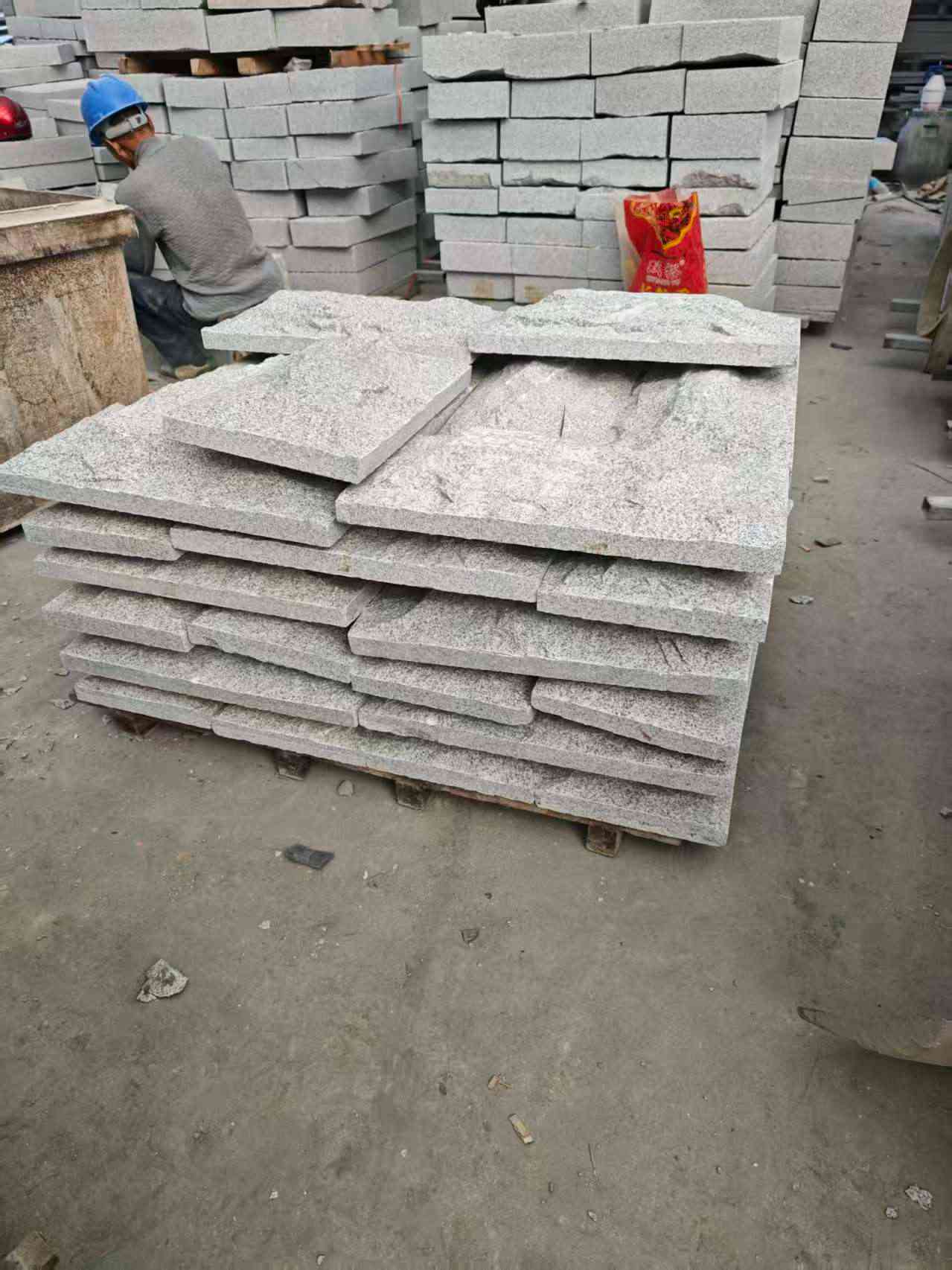 抚州芝麻白蘑菇石，自然面