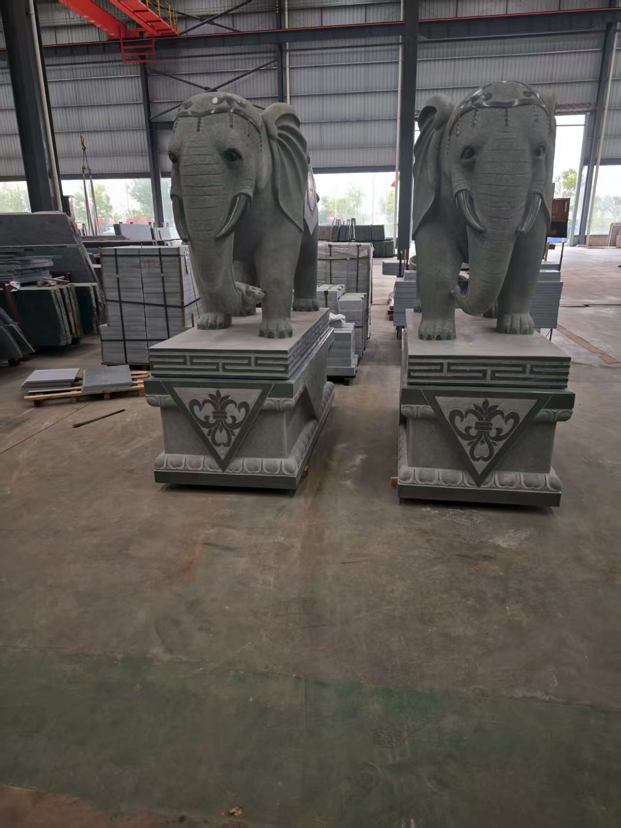 抚州芝麻灰花岗岩对象 芝麻白芝麻灰大象