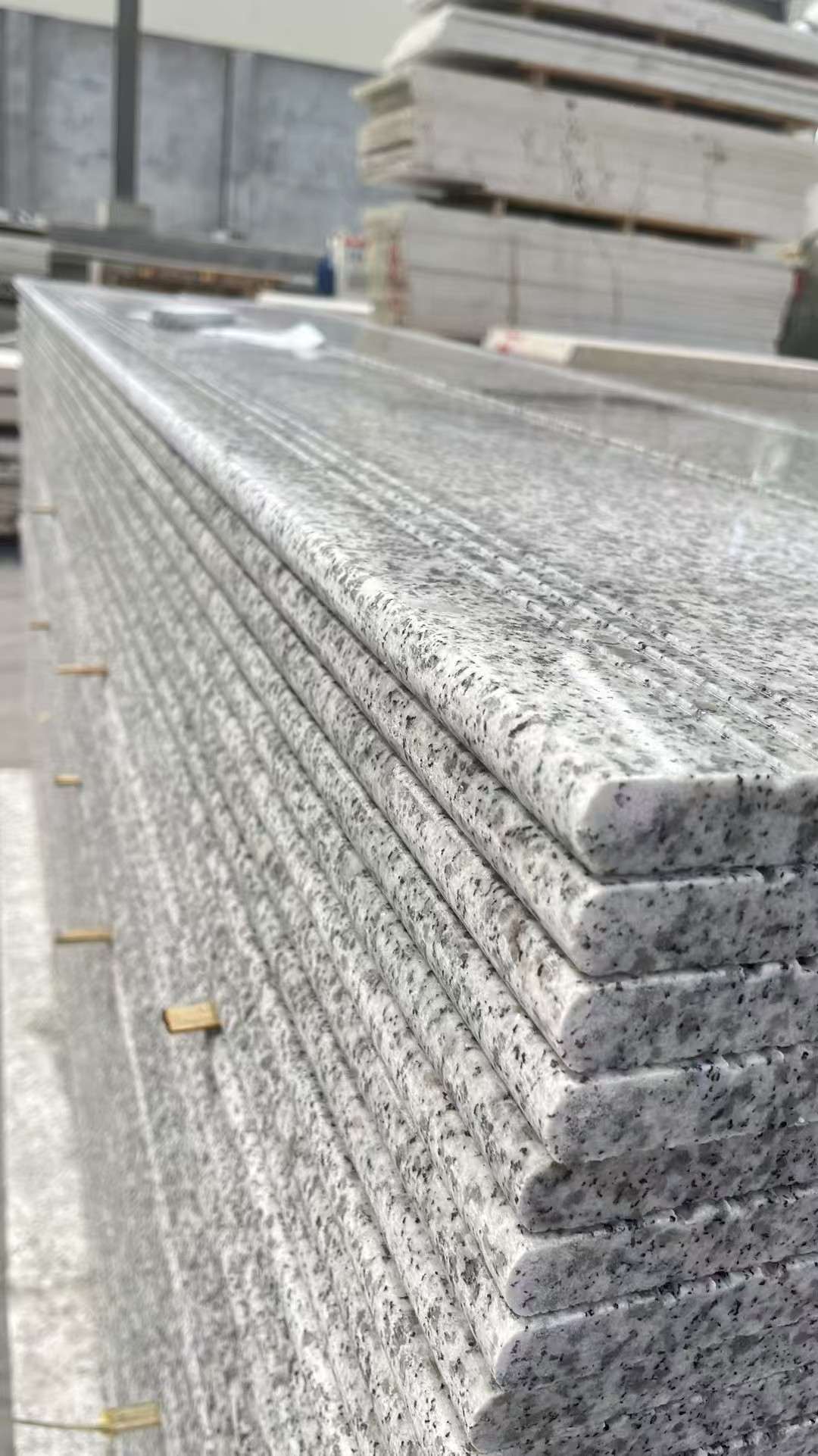 抚州芝麻白楼梯踏步 花岗岩楼梯板材